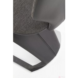 Фото7.Кресло K307 Черный / Темно-серый Halmar